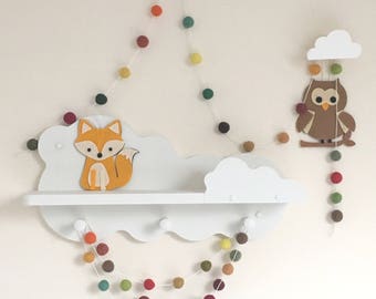 Woodland Baby Nursery Decor / Woodland Nursery Garland / Nursery Woodland Wall Decor / Teepee Garland / Rustic Woodland Nursery Decor / Eco