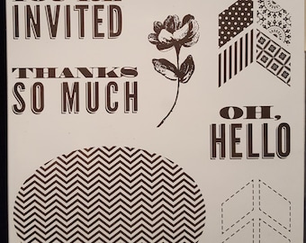 Oh, Hello Clear Mount Stamp Set by Stampin' Up!