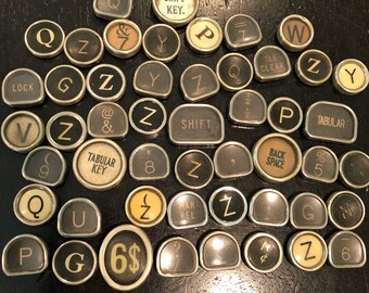 Vintage TYPEWRITER Keys Lot 50 Keys Lot 3
