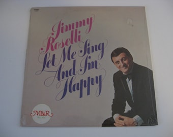 New! Factory Sealed! - Jimmy Roselli - Let Me Sing And I'm Happy - Circa 1975
