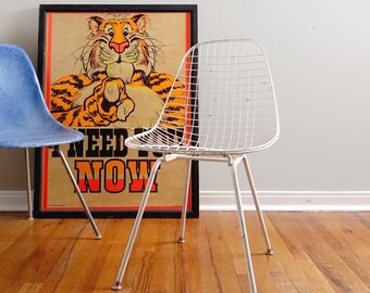 Vintage Eames DKR Wire Chair H Base