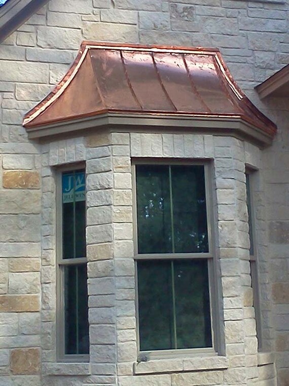Copper Sweep Bay Window Roof