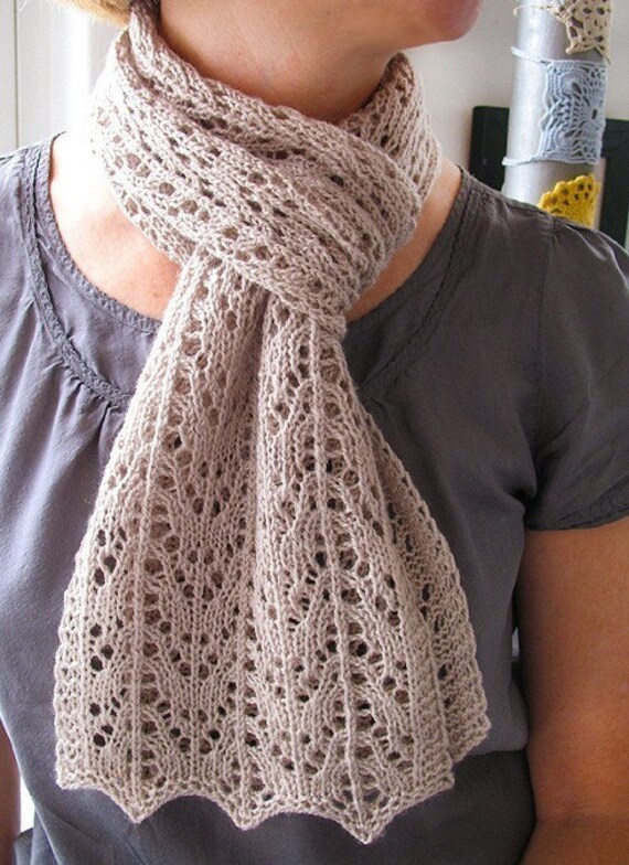 Neck Scarf Knitting Pattern - Mikes Natura