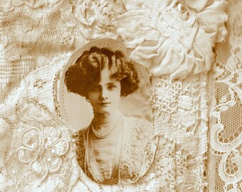 romantic lace journal, make one yourself