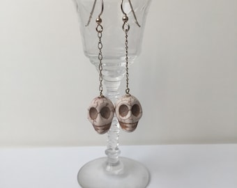 Calavera Drop Earrings