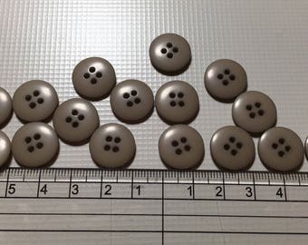 20 x beige antique cream buttons