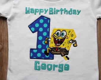 spongebob shirt spogebob girls shirt spongebob birthday