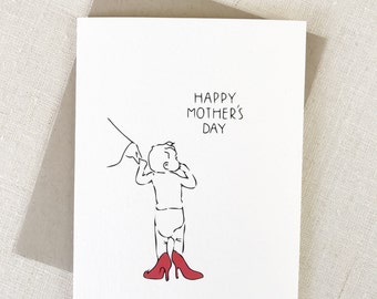 Mother's Day Card, Mothers Day Card for Mom, DIAPER MOTHER'S DAY Card, Mothers Day Gift, Mother's day Gift, Mother daughter, Wholesale Card