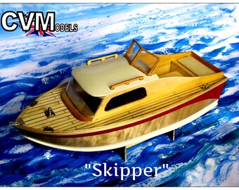 Vintage Model Boat Kit Skipper