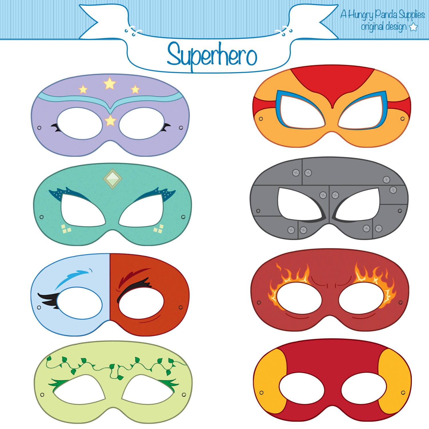 Revered printable superhero masks - Mason Website