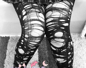 Black Ripped Tights