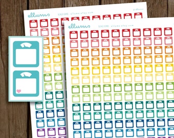 doodled scales planner stickers pick your colors weight