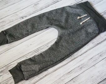 KIDS GREY JOGGERS - grey sweatpants - baby heather sweats - baby jogging outfit - heather grey sweatpants - baby lounge pants - toddler