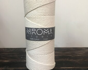 5mm Thick Cotton string, macrame string, bulk cord, macrame cord, craft string, macrame, cotton string, natural cotton