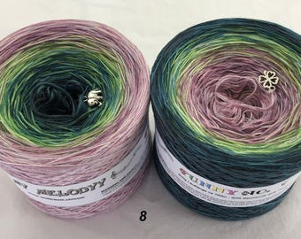 Funny Collection No8 - Specialty Yarn - Gradient Yarn - Crochet Yarn - Knitting Yarn - Wolltraum Yarn - Ombre Yarn -Yarn Threads -Crazy Yarn