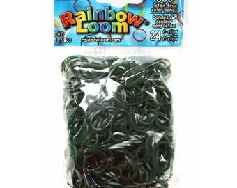 Medieval Jade Rainbow Loom Bands Refill. 600 bands & c-clips. Guaranteed authentic. Latex-free.
