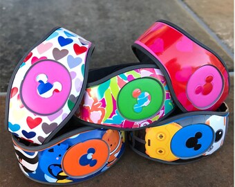 Magic Band 2 Decal, Surprise Mix of Overstock Ready to Ship Magic Band 2 Decals on Sale, RTS Disney Magic Band Wrap, MagicBand 2 Custom Skin