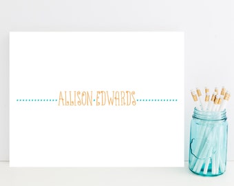 Whimsical Customized Stationery - Fun, Funky Personalized Stationary