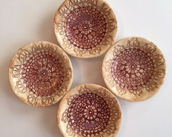 Handmade Ceramic Serving Bowls Set Of Four