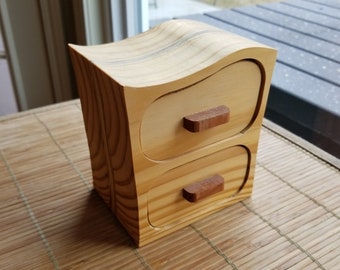Whimsical Bandsaw Box for Jewelry, Keepsakes, and Trinkets