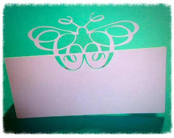 Butterfly Place Card Setting