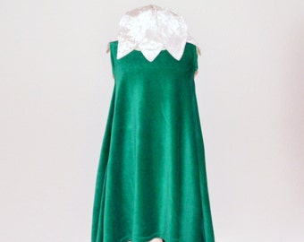 snowdrop,flowerdress,fairy dress,pixi dress,nicky velour dress