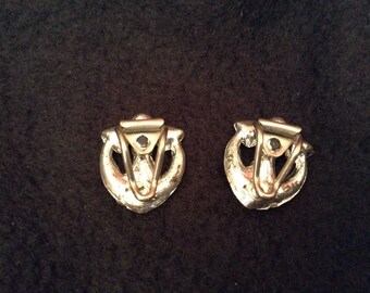 Vintage Shoe Clips/Buckles Rhinestone