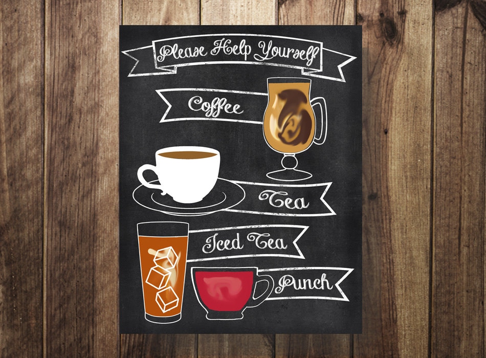 Coffee Station Sign Coffee Bar Drink Station Printable   Il Fullxfull.769608143 1o74 