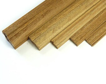 Mahogany Strip Wood Bundles of 10 - Craft and Model Making Supplies