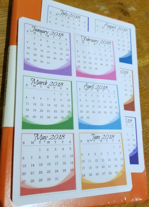 bullet journal mini calendar