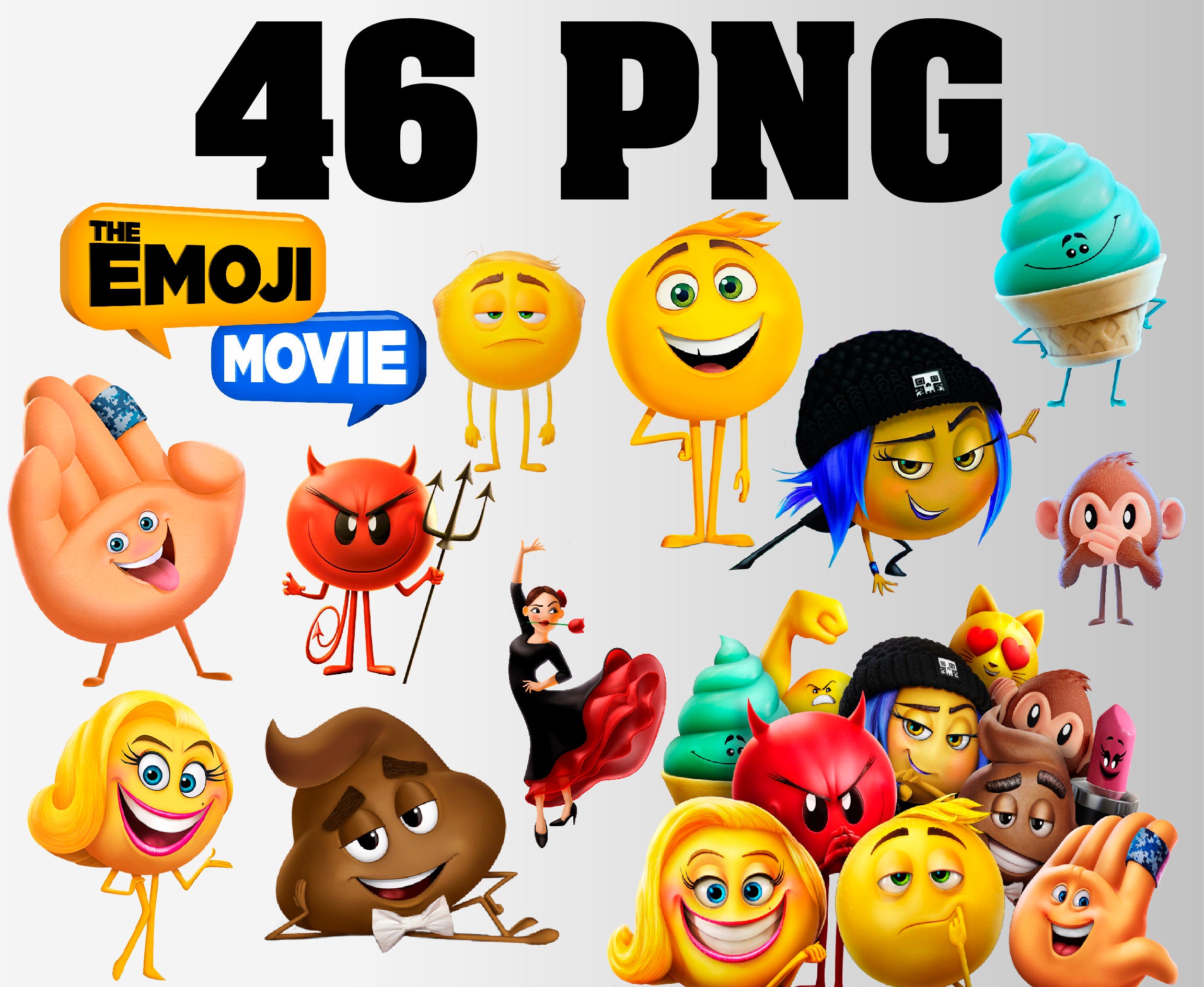 The Emoji movie clipart 46 PNG Transparent background