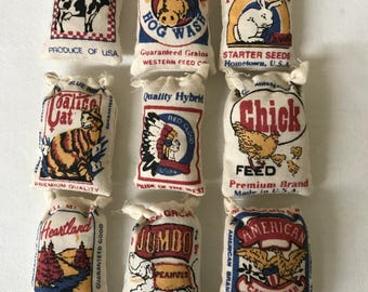 Feed Bags for the Dollhouse