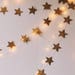 Star Garland, christmas decoration, star decoration, star christmas decoration, twinkle twinkle little star, gold star garland, hanging star