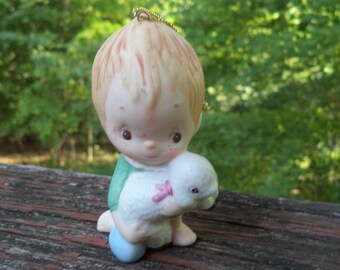 Vintage Hallmark Betsey Clark Porcelain Hand Painted Christmas Ornament