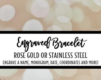 Bridesmaid Bracelet, Bridesmaids Jewelry, Personalized Bridesmaid Gift, Wedding Bracelet, Bridal Jewelry, Wedding Accessories