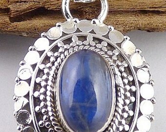 KYANITE silver PENDANT, natural gemstone jewelry, kyanite jewelry, pw21