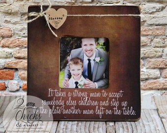 Step Dad Personalized Picture Frame, Father's Day Gift, Father's Day Picture Frame, Father's Day for Step Dad
