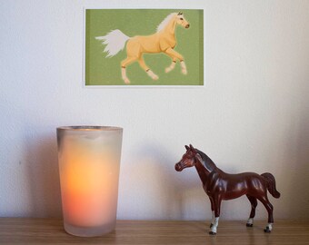 Palomino Horse Art Print