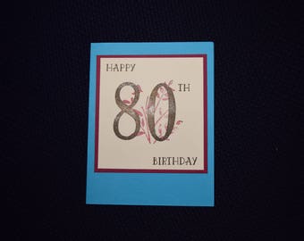 Birthday Greeting Card - Floral 1