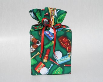 Green-Golf Tissue Box Cover/Kleenex Box Cover, Sports Bathroom Decoration/Bathroom Accessories.