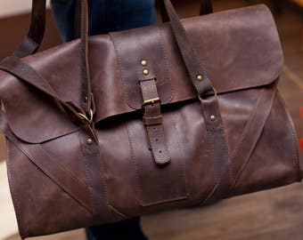 leather duffle bag Leather Travel bag leather gym bag leather weekender bag leather overnight bag leather weekend bag large travel bag
