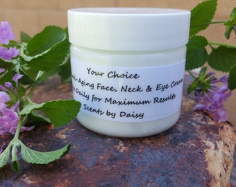 Hyaluronic Acid - Face, Eye & Neck Cream - Anti-Aging - Promotes Collagen - Plumps Lines - 2 oz Jar