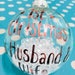 Christmas Vinyl, Made To Order. Make Your Own Bauble. Christmas Decoration. First Christmas