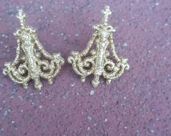 Fun button earrings