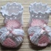 Instant Download Number 58 KNITTING PATTERN Baby Girl Sandals 0-3, 3-6, 6-9 Months