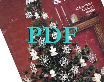 PDF - Crocheted Snowflakes & Angels - 1983