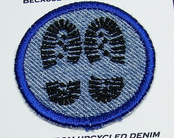 BOOTS! Iron on Patch, merit badge