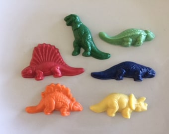 DINOSAUR Chocolate Cupcake Toppers(24 qty) Reptile Party/DINOSAUR Party Favor/T-REX Favor/Boy Birthday/Paleontologist/Triceratops/Dimetrodon