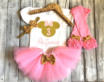 minnie mouse 3rd birthday outfit