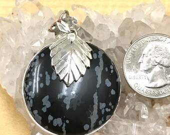Snowflake Jasper Pendant Necklace